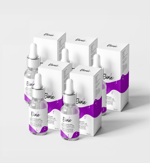 5 Pack Elixie Ácido Hialurónico 2%