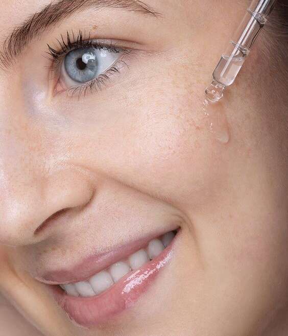 Rutina de cuidado facial.